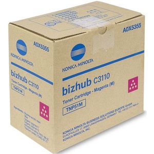 Konica Minolta - TNP-51M - Toner - Magenta - Origineel - Capaciteit 5000 Pagina's