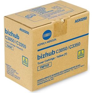 Konica Minolta - TNP-50Y - Toner - Geel - Origineel - Capaciteit 5000 Pagina's
