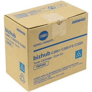 Konica Minolta, Toner, A95W450TNP-49C Toner cyaan 12.000 pagina's Minolta Bizhub C 3351 (C)