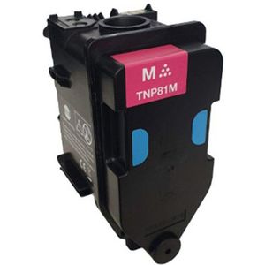 Konica Minolta TNP81M Tonerpatroon - Magenta - Origineel - 9000 Pagina's