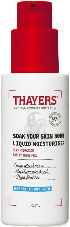 Thayers - Soak Your Skin 80HR - Gezichtscrème - 75 ml - Met Hyaluronzuur en Sneeuwpaddestoel