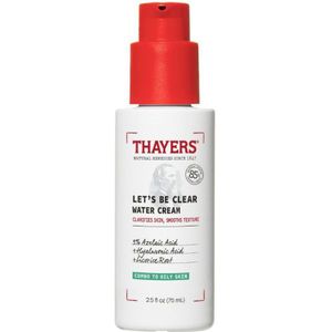 Thayers Let’s Be Clear Water Cream Hydraterende Gezichtscrème 75 ml