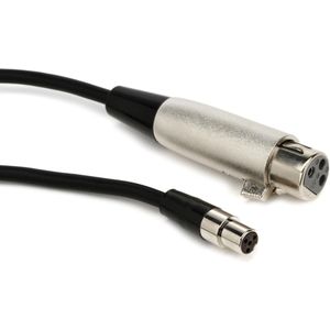 Shure WA310 4-voet microfoon adapterkabel, 4-pins mini-connector (TA4F) naar XLR(F) connector
