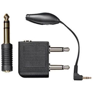 Shure Koptelefoon Adapter Kit (1/4"" adapter, luchtvaartmaatschappij adapter)