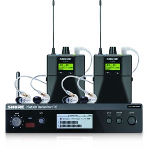 Shure PSM300-K3E Twinpack Pro Wireless Monitoring System
