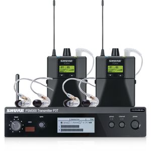 Shure PSM300 Twin Pack Pro in-ear monitoring (T11: 863-865 MHz)
