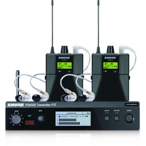 Shure PSM300 Twin Pack Pro in-ear monitoring (518-542 MHz)