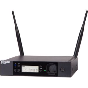 Shure GLXD4R+ Pro Digitale Single Channel Rack Mount Receiver, Dual Band (werkt op 2,4 GHz en 5,8 Hz), bereik van 30m - voor gebruik met GLX-D+ Dual Band draadloze systemen (zender apart verkocht).
