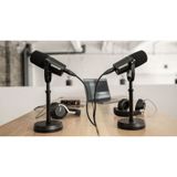 Shure MV7X dynamische Podcast microfoon XLR zwart