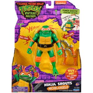 Teenage Mutant Ninja Turtles Mutant Mayhem: Michelangelo Ninja Shouts Figure