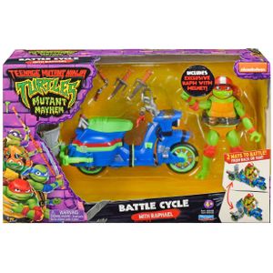 Teenage Mutant Ninja Turtles - Turtle Cycle W/Sidecar & Figure