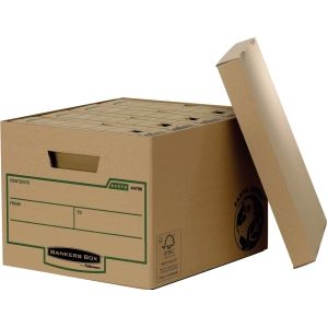 Archivbox Bankers Box® Earth, passend für 4 Archivschachteln, 100 % Recycling-Karton, 10 Stück