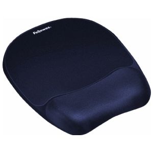 Muismat met polssteun fellowes schuim saffierblauw