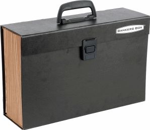 Sorteerkoffer Bankers Box Handifile 19-vaks zwart