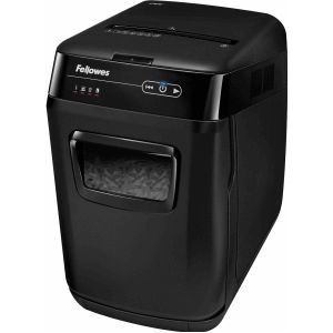 Fellowes AutoMax 150C papiervernietiger Kruisversnippering 23 cm Zwart, Grijs