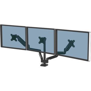 Fellowes Platinum Series driedubbele monitorarm - Zwart