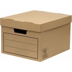 Aufbewahrungsbox Bankers Box 320x250x390 mm braun VE=10 St&#252;ck