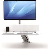 Lotus™ RT zit-sta-werkstation, voor 1 monitor, h x b x d = 222 x 902 x 603 mm Fellowes