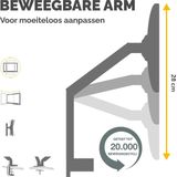 Einzel-Monitorarm Monitorhalterung Fellowes Platinum Series Weiß bis 9kg und 30''