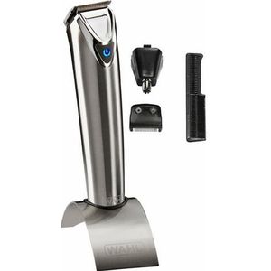 Wahl LITHIUM ION  STAINLESS STEEL - Baardtrimmer Zilver