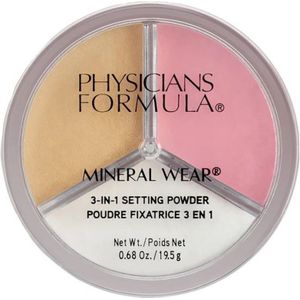 Physicians Formula - Mineral Wear - Setting Powder - Doorschijnend - 3-in-1