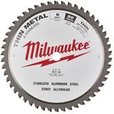 Milwaukee Cirkelzaagblad voor Metaal | Ø 203mm Asgat 15,87mm 50T - 48404520