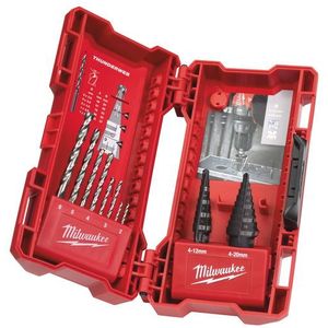 Milwaukee Accessoires Step Drill / Th.Web Combo Set - 48899350 - 48899350