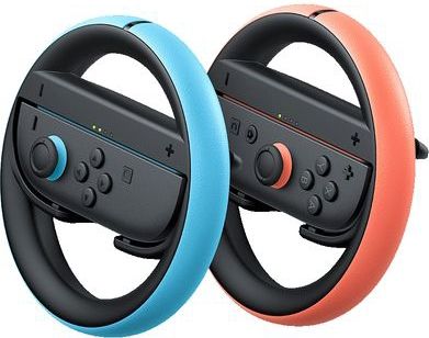Nintendo - Joy-Con 2 - Stuuraccessoires - Lichtblauw - Lichtrood - Set