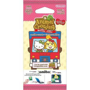 Paquet de 6 cartes amiibo - Animal Crossing : New Leaf - Welcome amiibo - Série Sanrio