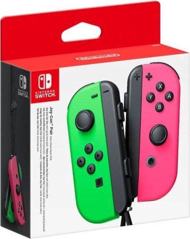 Nintendo Switch Joy Con Controller paar Neon Groen en Roze