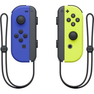 Nintendo Switch Joy-Con 2er-Set blau/neon-gelb Controller Nintendo Switch Blauw, Neon-geel