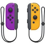 Nintendo Switch Joy-Con Controller Paar - Neon Lila en Neon Oranje