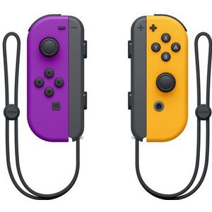 Nintendo Switch Joy-Con Controller Paar - Neon Lila en Neon Oranje