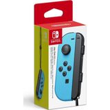Nintendo Switch Joy Con Controller Links Neon Blauw