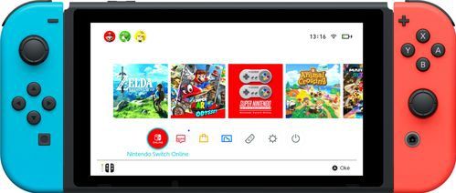 Nintendo Switch Console Blauw/Rood