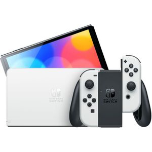 Nintendo Switch Oled White draagbare gameconsole 17,8 cm (7"") 64 GB touchscreen Wi-Fi Wit
