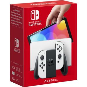 Nintendo Switch OLED - Wit - 7 Inch Scherm - Brede Verstelbare Standaard