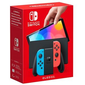 Nintendo Switch OLED Rood/Blauw - 7 Inch Scherm - Brede Standaard