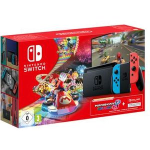 Nintendo Switch - Console - Rood/Blauw - Mario Kart 8 Deluxe Bundel