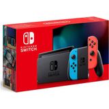 Nintendo Switch - Neon Rood/Neon Blauw, Spelcomputer, Blauw, Rood