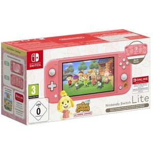Nintendo Switch Lite Animal Crossing: New Horizons Isabelle Aloha Edition draagbare game console 14 cm (5.5") 32 GB Touchscreen Wifi Koraal