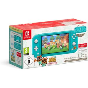 Nintendo Switch Lite Animal Crossing: New Horizons + Lidmaatschap Bundel Turquoise