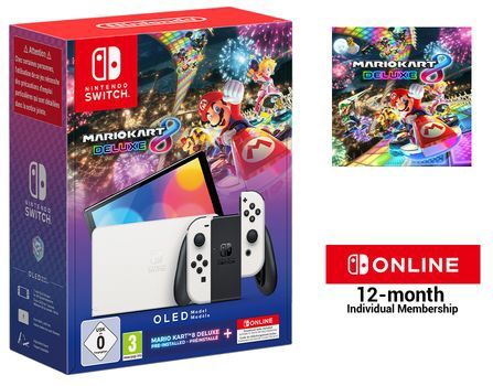 Nintendo - Switch OLED - Game Console - Wit - 64 GB