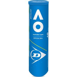 Dunlop AO - Australian Open - 4-tube tennisballen - geel