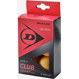 Dunlop TT BL 40+ Club Champ 6 Box Tafeltennisballetjes - Oranje