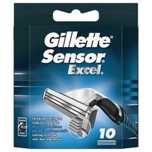 Gillette Sensor Excel Scheermesjes 10 Stuks