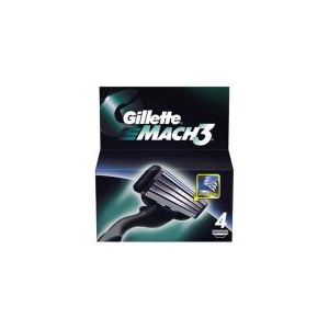 Gillette - Mach 3 - Scheermesjes - Set van 4 - Met Lubrastrip