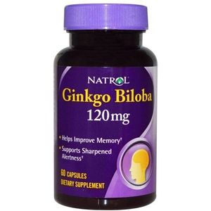 Ginkgo Biloba - 120 mg Caps - 60 Stuks - Voor Cognitieve Gezondheid