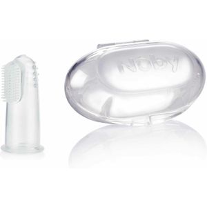 Nûby - Vingertandenborstel - Met Opbergdoosje - 3+ Maanden