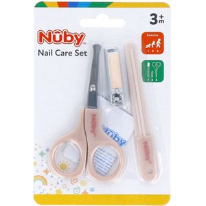 Nuby - Manicuresetje - Roze - Voor Baby's - Inclusief Nagelschaartje en Nagelknipper